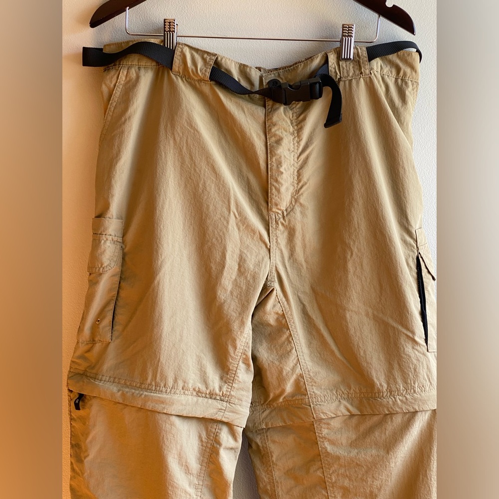 Magellan Outdoors Convertible Pants Fish Gear Water Repellent Size XL Beige